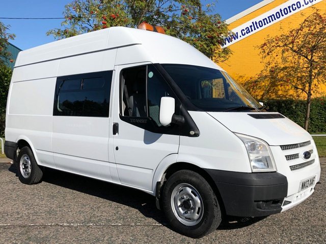 2013 13 Ford Transit 2.2Tdci T350 Lwb High roof [ Welfare-Mess+Toilet unit ] D/cab-Crew-van