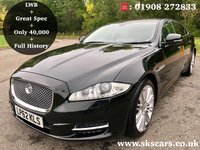 USED 2013 62 JAGUAR XJ 3.0 D V6 PREMIUM LUXURY L 4d AUTO 275 BHP **12 MONTH NATIONAL WARRANTY**