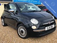 USED 2011 11 FIAT 500 1.2 LOUNGE 3d 69 BHP Low Mileage, FSH, Cambelt Change and Pano Roof