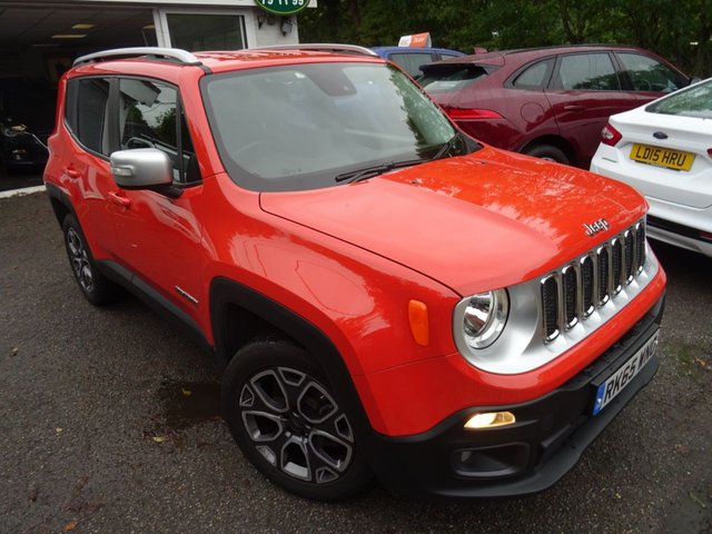 2015 65 Jeep Renegade 2.0 M-JET LIMITED 5d AUTOMATIC 4x4 138 BHP FOUR WHEEL DRIVE