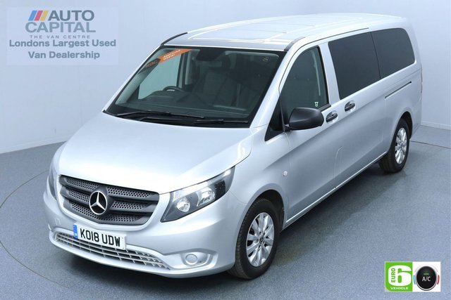 2018 18 MERCEDES-BENZ VITO 2.1 114 Bluetec Tourer Select 136 BHP X-LWB Auto Minibus