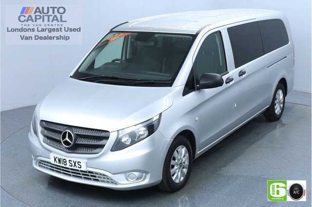 2018 18 MERCEDES-BENZ VITO 2.1 114 Bluetec Tourer Select 136 BHP X-LWB Auto Minibus