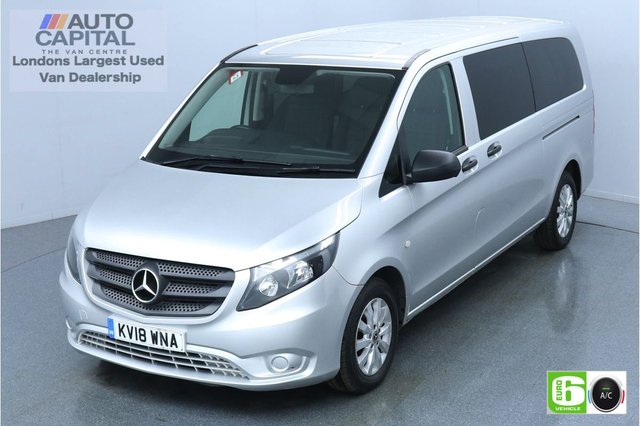 2018 18 MERCEDES-BENZ VITO 2.1 114 Bluetec Tourer Select 136 BHP X-LWB Auto Minibus