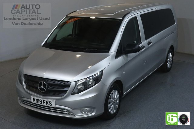 2018 18 MERCEDES-BENZ VITO 2.1 114 BLUETEC TOURER SELECT 136 BHP XLWB AUTO MINIBUS