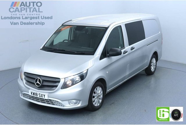 2018 18 MERCEDES-BENZ VITO 2.1 114 Bluetec Tourer Select 136 BHP X-LWB Auto 6 Seats Combi Van