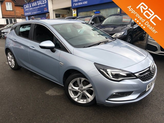 2017 67 Vauxhall Astra 1.4 SRI S/S 5d AUTO 148 BHP
