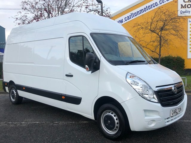 2015 15 Vauxhall Movano 2.3 F3500 L3 H3 P/V CDTI 125 LWB MAXI HI/ROOF VAN A/C