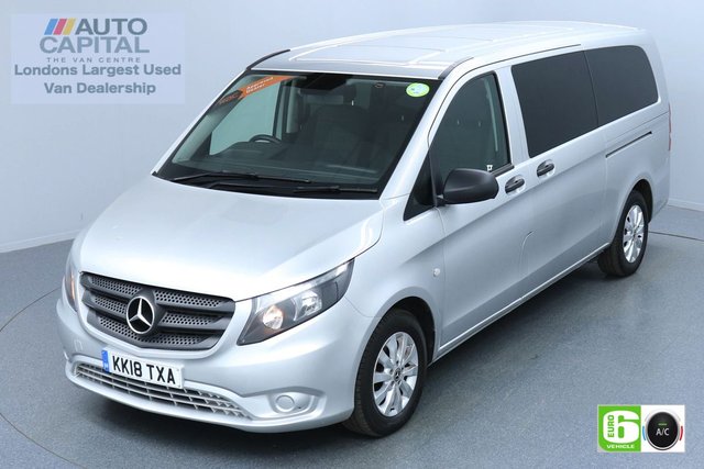 2018 18 MERCEDES-BENZ VITO 2.1 114 BLUETEC TOURER SELECT 136 BHP XLWB AUTO MINIBUS