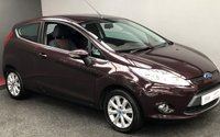 USED 2009 09 FORD FIESTA 1.2 ZETEC 3d 81 BHP PURPLE