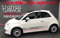 USED 2012 62 FIAT 500 1.2 LOUNGE 3d 69 BHP ITALIAN FLAG STRIPE