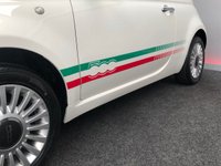 USED 2012 62 FIAT 500 1.2 LOUNGE 3d 69 BHP ITALIAN FLAG STRIPE