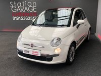 USED 2012 62 FIAT 500 1.2 LOUNGE 3d 69 BHP ITALIAN FLAG STRIPE