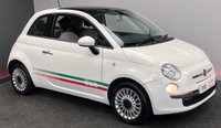 USED 2012 62 FIAT 500 1.2 LOUNGE 3d 69 BHP ITALIAN FLAG STRIPE