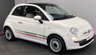 USED 2012 62 FIAT 500 1.2 LOUNGE 3d 69 BHP ITALIAN FLAG STRIPE