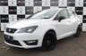 USED 2015 15 SEAT IBIZA 1.4 TSI ACT FR BLACK 5d 140 BHP Sports styling, red stitching
