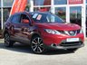 USED 2015 15 NISSAN QASHQAI 1.5 DCI TEKNA 5d 108 BHP STUNNING, &pound;20 ROAD TAX, NISSAN QASHQAI 1.5 DCI TEKNA,108 BHP. Finished in MAGNETIC RED METALLIC with contrasting EBONY BLACK HEATED SEATS. The Qashqai is one of the best selling SUV's around at the moment. This facelifted Top of the range edition is comfy, easy to drive and has enough space for 5 adults. Features include, Full heated leather, Sat Nav, Pan Roof, 360 Reverse Cameras, DAB, B/Tooth and much more. Dealer serviced at 18242 miles, 40602 miles, 60338 miles and at 79382 miles.