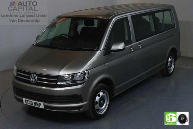 2018 18 VOLKSWAGEN TRANSPORTER SHUTTLE 2.0 T32 AUTO 148 BHP EURO 6 ENGINE 9 SEATS MINIBUS