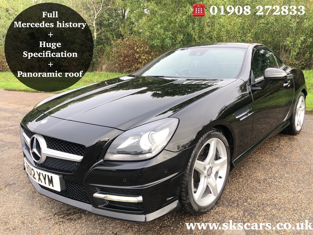 2012 12 Mercedes-Benz Slk 3.5 SLK350 BLUEEFFICIENCY AMG SPORT 2d AUTO 306 BHP