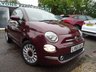 USED 2015 65 FIAT 500 0.9 TWINAIR LOUNGE 3d 105 BHP NEW SHAPE Only One Owner From New, Comprehensive Fiat Service History, New MOT, Low Mileage, Good Fuel Economy, 500 0.9 Twinair 105BHP Finished in Avantgarde Bordeaux Red