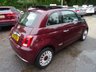 USED 2015 65 FIAT 500 0.9 TWINAIR LOUNGE 3d 105 BHP NEW SHAPE Only One Owner From New, Comprehensive Fiat Service History, New MOT, Low Mileage, Good Fuel Economy, 500 0.9 Twinair 105BHP Finished in Avantgarde Bordeaux Red