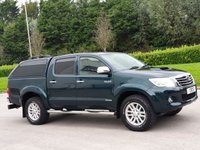 USED 2012 12 TOYOTA HI-LUX 3.0 INVINCIBLE 4X4 D-4D DCB 169 BHP ** NO VAT ** NO VAT ** CANOPY
