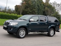 USED 2012 12 TOYOTA HI-LUX 3.0 INVINCIBLE 4X4 D-4D DCB 169 BHP ** NO VAT ** NO VAT ** CANOPY