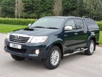 USED 2012 12 TOYOTA HI-LUX 3.0 INVINCIBLE 4X4 D-4D DCB 169 BHP ** NO VAT ** NO VAT ** CANOPY