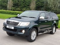 USED 2012 12 TOYOTA HI-LUX 3.0 INVINCIBLE 4X4 D-4D DCB 169 BHP ** NO VAT ** NO VAT ** CANOPY