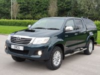 USED 2012 12 TOYOTA HI-LUX 3.0 INVINCIBLE 4X4 D-4D DCB 169 BHP ** NO VAT ** NO VAT ** CANOPY