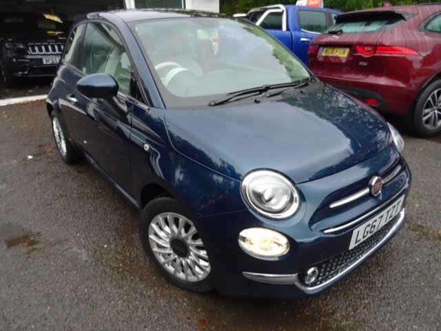 2017 67 Fiat 500 0.9 TWINAIR LOUNGE DUALOGIC 3d AUTOMATIC 85 BHP NEW SHAPE