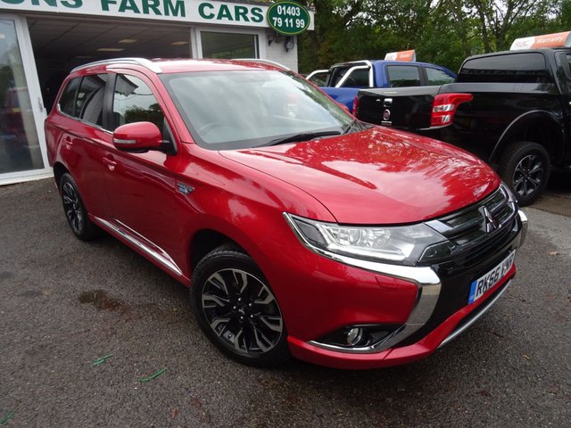 2016 66 Mitsubishi Outlander 2.0 PHEV GX3H 4WORK PLUG-IN HYBRID AUTOMATIC 4X4 161 BHP FOUR WHEEL DRIVE COMMERCIAL PANEL VAN NEW SHAPE