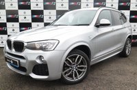 USED 2016 66 BMW X3 2.0 XDRIVE20D M SPORT 5d AUTO 188 BHP Navigation, Heated leather seats