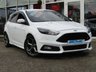 USED 2015 65 FORD FOCUS 2.0 ST-3 TDCI 5d 183 BHP STUNNING &pound;20 Road Tax, Low Mileage, FORD FOCUS 2.0 ST-3 TDCI 183 BHP. Finished in FROZEN WHITE PEARL with contrasting FULL LEATHER RECARO HEATED SPORTS SEATS. GREAT Looking performance car with all the usual extras including Rear View Camera, 2 keys, Cruise, Keyless Start, Adaptive Headlights, Power folding Mirrors, Xenons, SAT NAV and Park Sensors . Dealer serviced at 6253 miles, 11745 miles, 25715 miles and at 37126 miles.