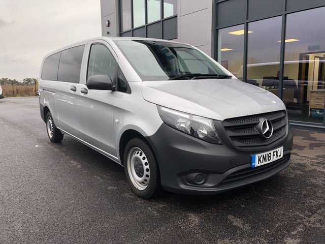 2018 18 Mercedes-Benz Vito 2.1 114 BLUETEC 9 SEATER EURO 6 TOURER PRO LWB 5d 140PS