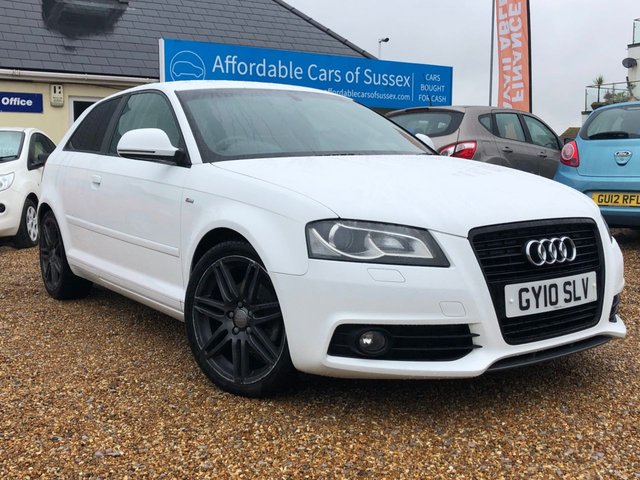 2010 10 Audi A3 2.0 TDI S LINE BLACK EDITION 3d 138 BHP
