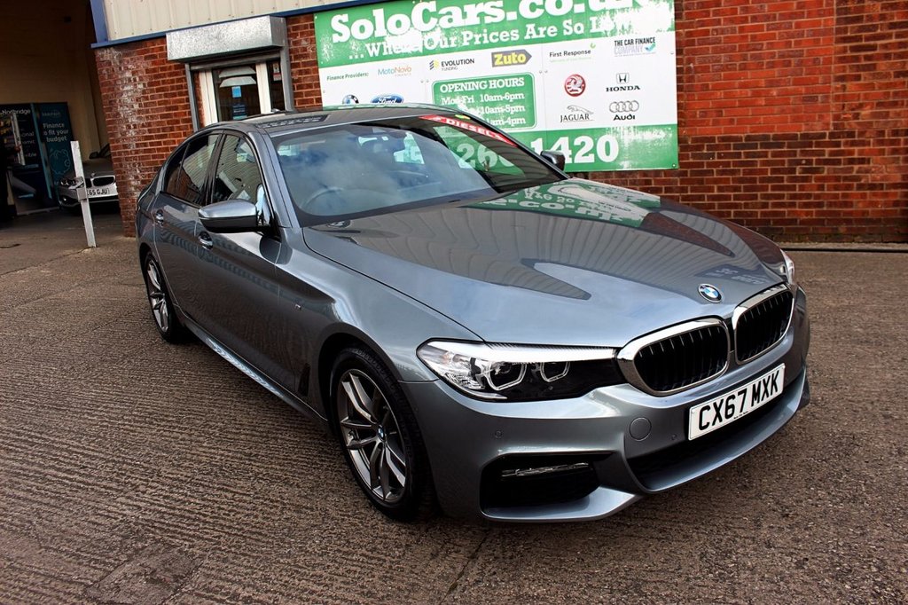 2017 67 BMW 5 SERIES 2.0 520D M SPORT 4d AUTO 188 BHP