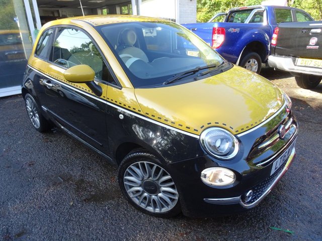 2016 16 Fiat 500 1.2 LOUNGE 3d 69 BHP NEW SHAPE TWO TONE *RARE COMICS SPECIAL EDITION*