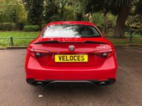 USED 2018 18 ALFA ROMEO GIULIA 2.0 TB VELOCE 4d AUTO 300 BHP LOW MILEAGE VELOCEFOGLIO
