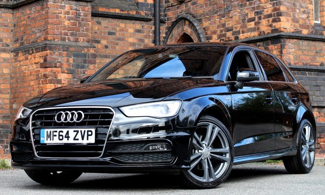 2014 64 Audi A3 1.6 TDI S LINE 5d 109 BHP [SATNAV ]