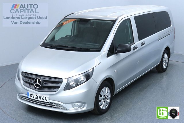 2018 18 MERCEDES-BENZ VITO 2.1 114 Bluetec Tourer Select 136 BHP X-LWB Auto Minibus