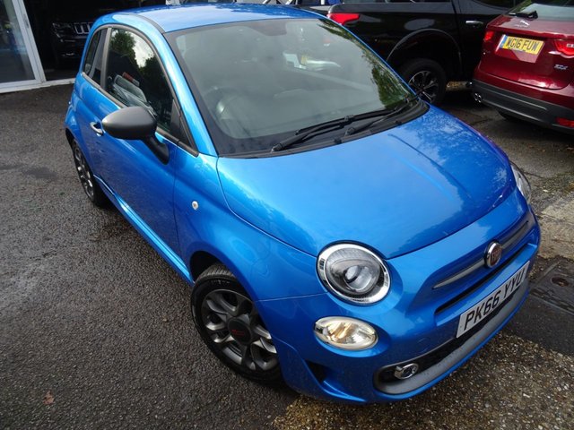 2016 66 Fiat 500 1.2 S (SPORT) 3d 69 BHP NEW SHAPE