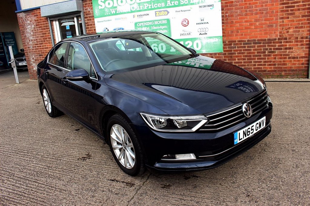 2015 65 VOLKSWAGEN PASSAT 1.6 SE TDI BLUEMOTION TECHNOLOGY 4d 119 BHP