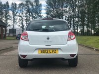 USED 2012 12 RENAULT CLIO 1.1 DYNAMIQUE TOMTOM 16V 3d 75 BHP 