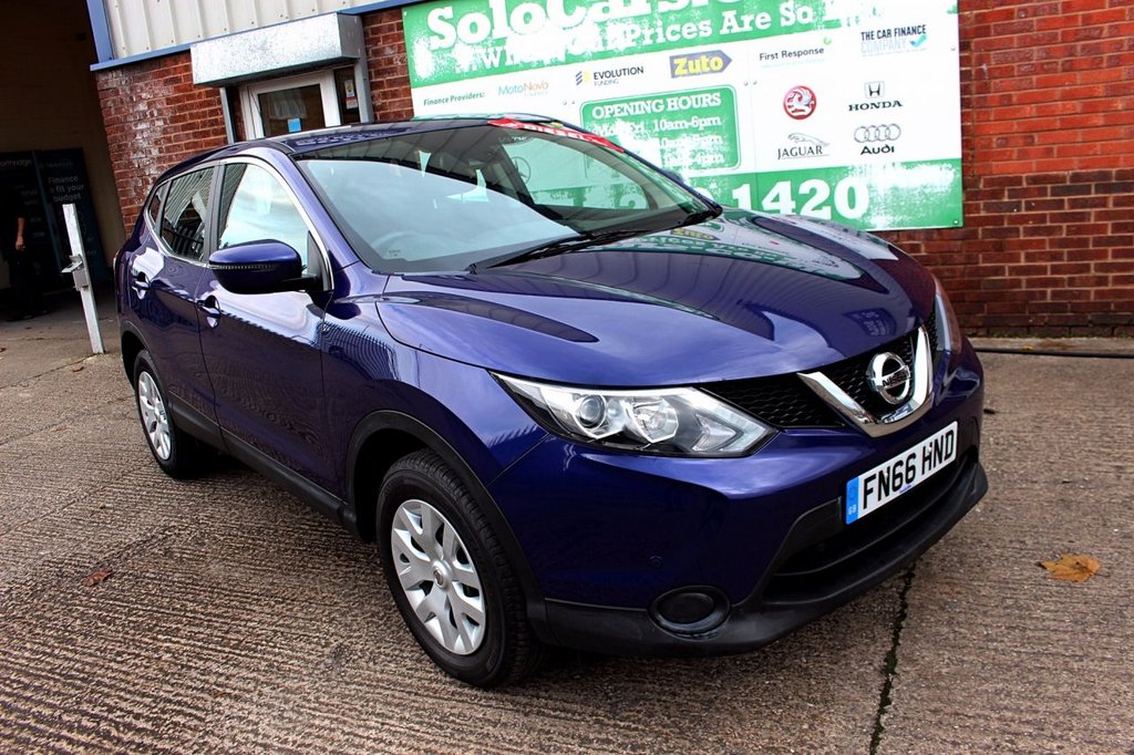 2016 66 NISSAN QASHQAI 1.5 DCI VISIA SMART VISION 5d 108 BHP