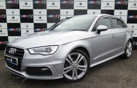 USED 2015 15 AUDI A3 1.4 TFSI S LINE 5d 124 BHP Sportback