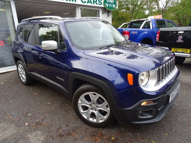 2017 17 Jeep Renegade 1.6 M-JET LIMITED 5d AUTOMATIC 119 BHP