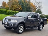 USED 2011 11 MITSUBISHI L200 2.5 DI-D 4X4 BARBARIAN LB DCB 175 BHP ** NO VAT ** FULL LEATHER + SATNAV