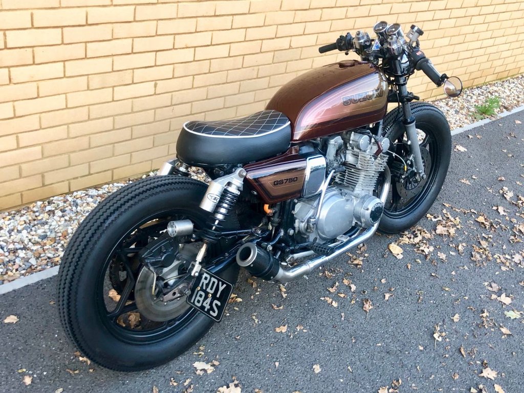 USED 1977 SUZUKI GP / GS 750E // 748cc // Custom Cafe Racer // Px swap 