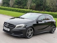 USED 2014 14 MERCEDES-BENZ A-CLASS 2.1 A220 CDI BLUEEFFICIENCY AMG SPORT 5d AUTO 170 BHP PADDLE SHIFT + PARKING SENSORS + +