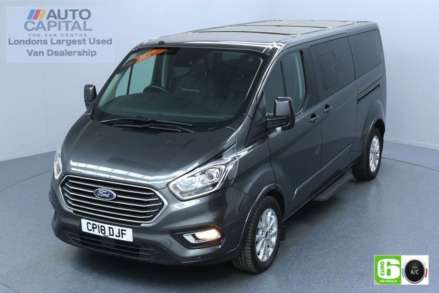 2018 18 FORD TOURNEO CUSTOM 2.0 310 TITANIUM LWB 129 BHP 9 SEATS MINIBUS